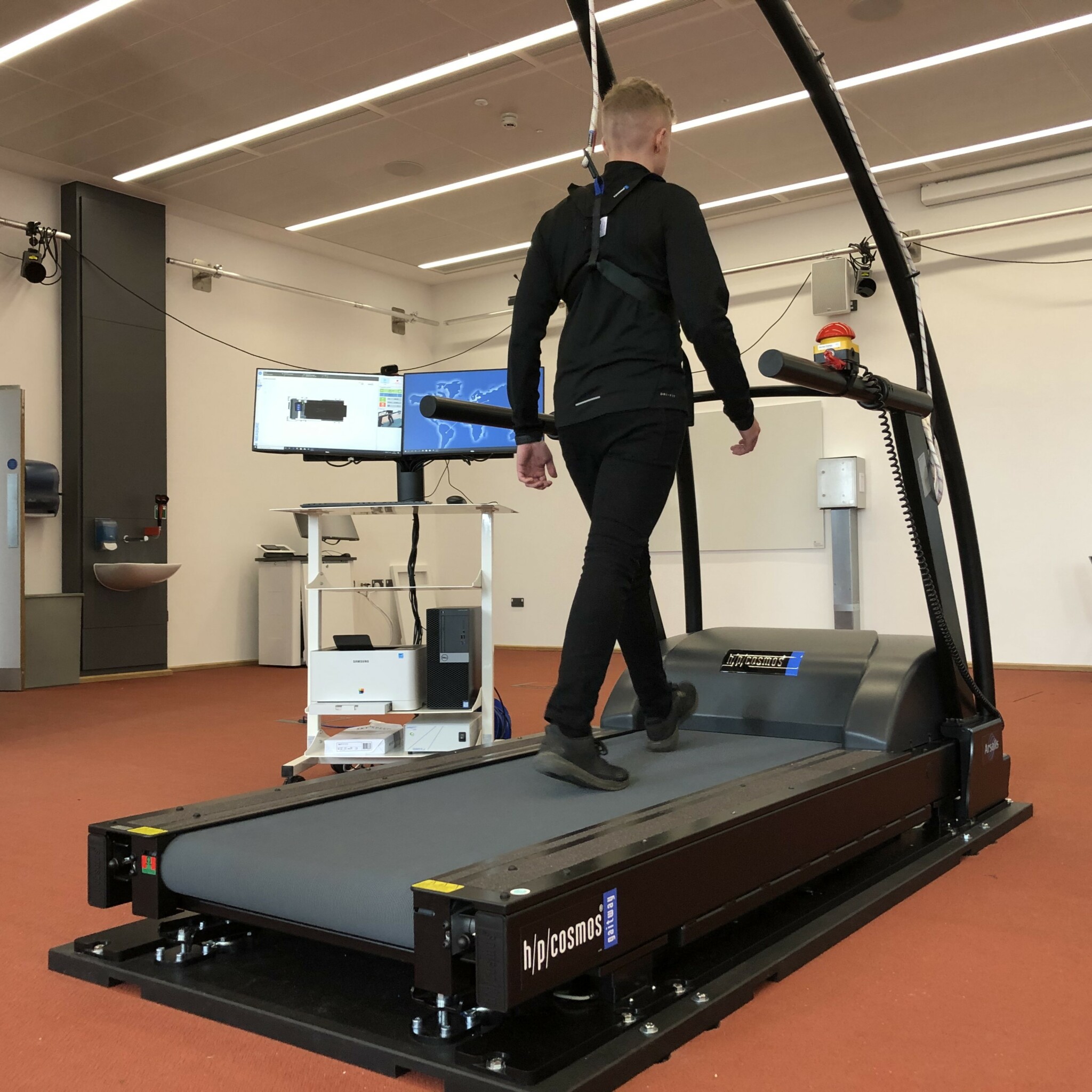instrumented treadmill application